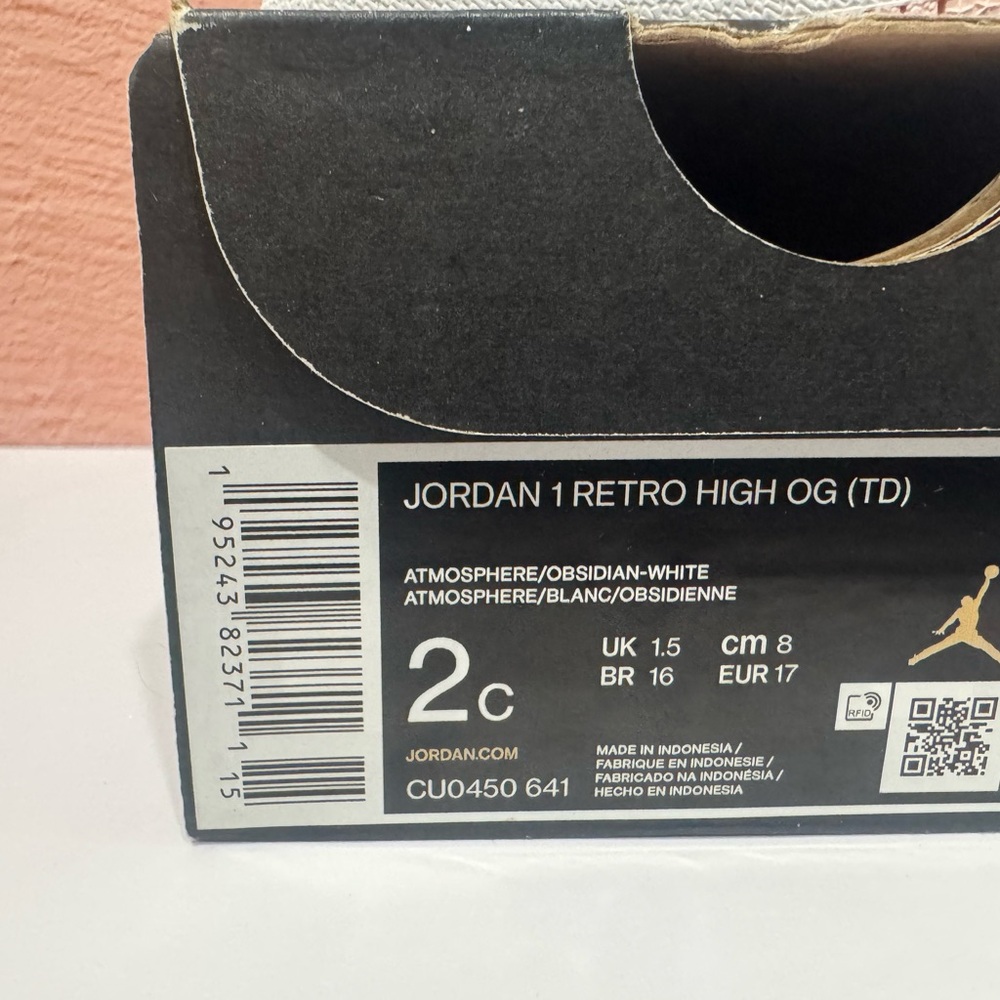 Nike Air Jordan 1 Retro High OG "Atmosphere Bubble gum - Picture 11 of 12